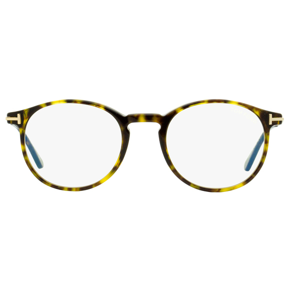 Tom Ford Blue Black Eyeglasses TF5759B 052 Dark Havana/Gold 49mm - Picture 2 of 2